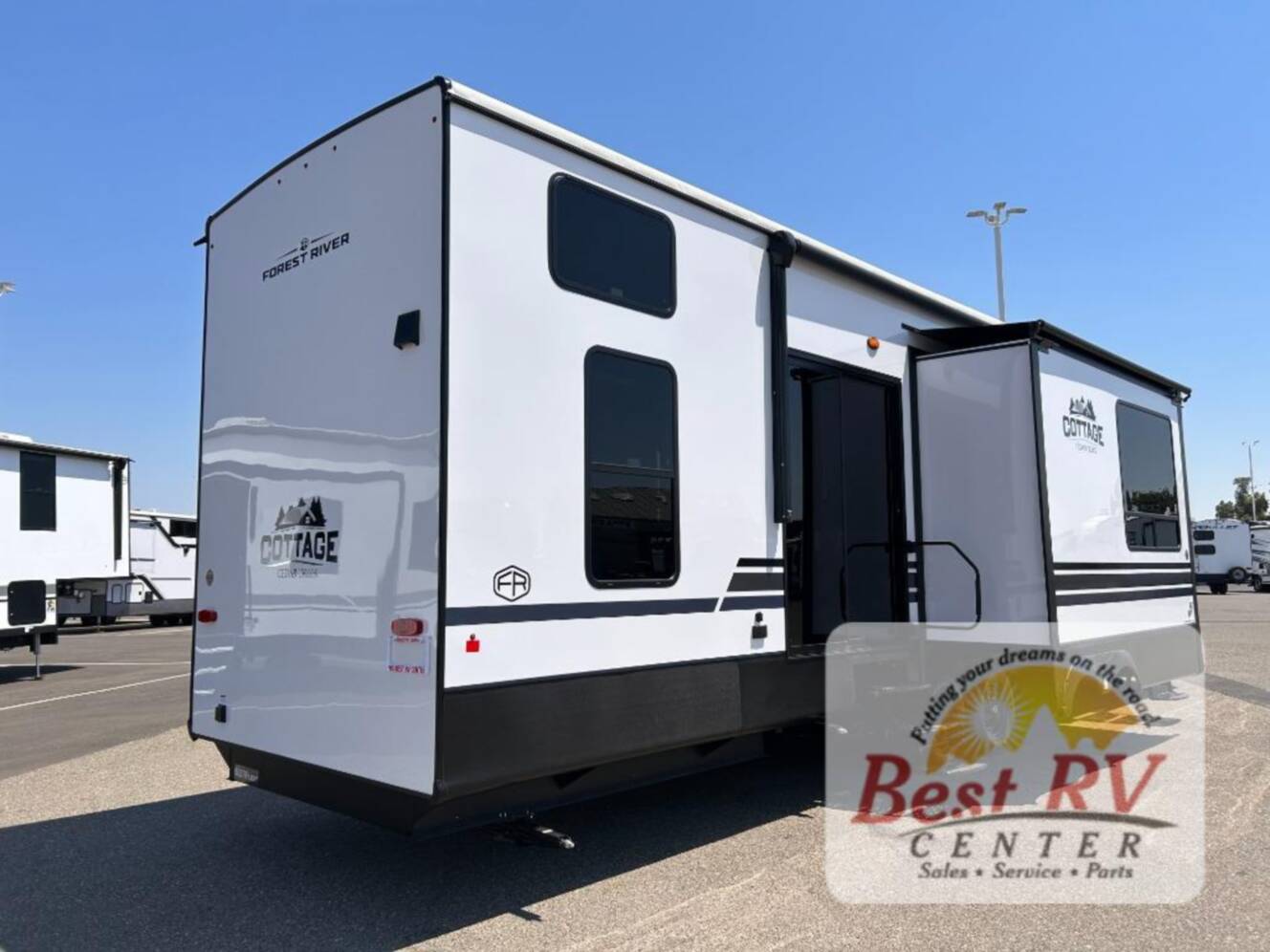A photo of this 2025 Forest River Rv Cedar Creek Cottage 40CBK