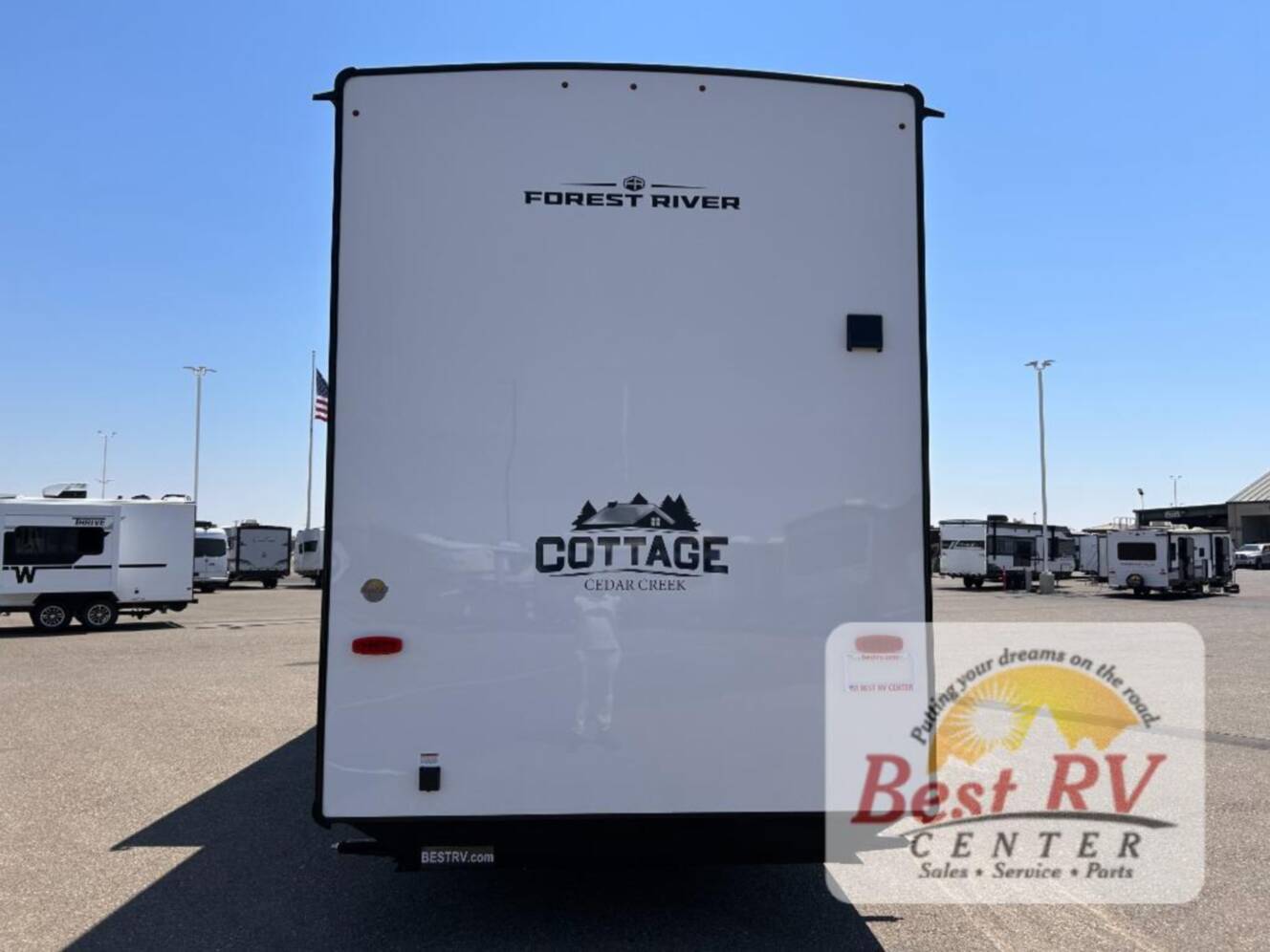 A photo of this 2025 Forest River Rv Cedar Creek Cottage 40CBK