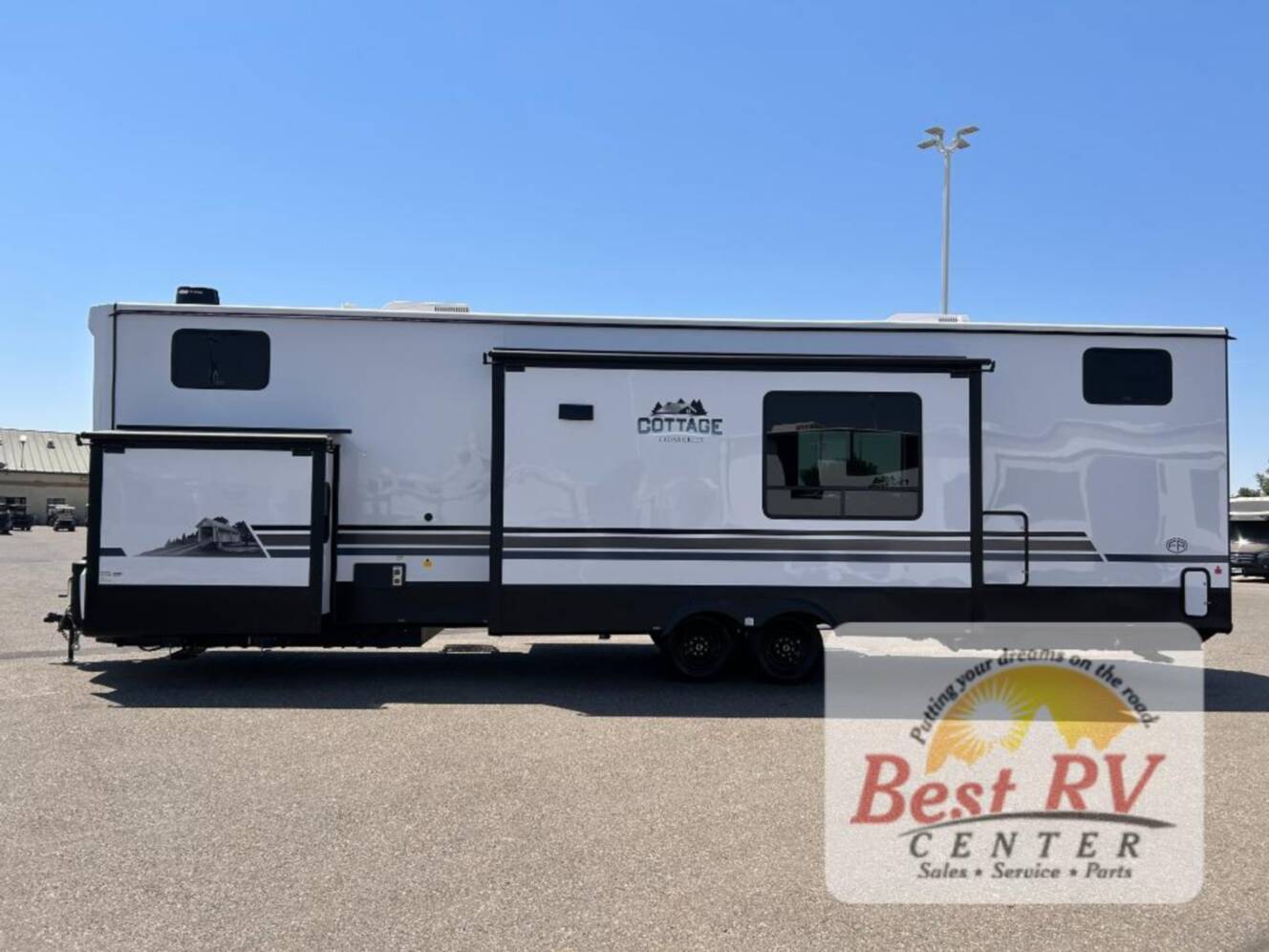 A photo of this 2025 Forest River Rv Cedar Creek Cottage 40CBK