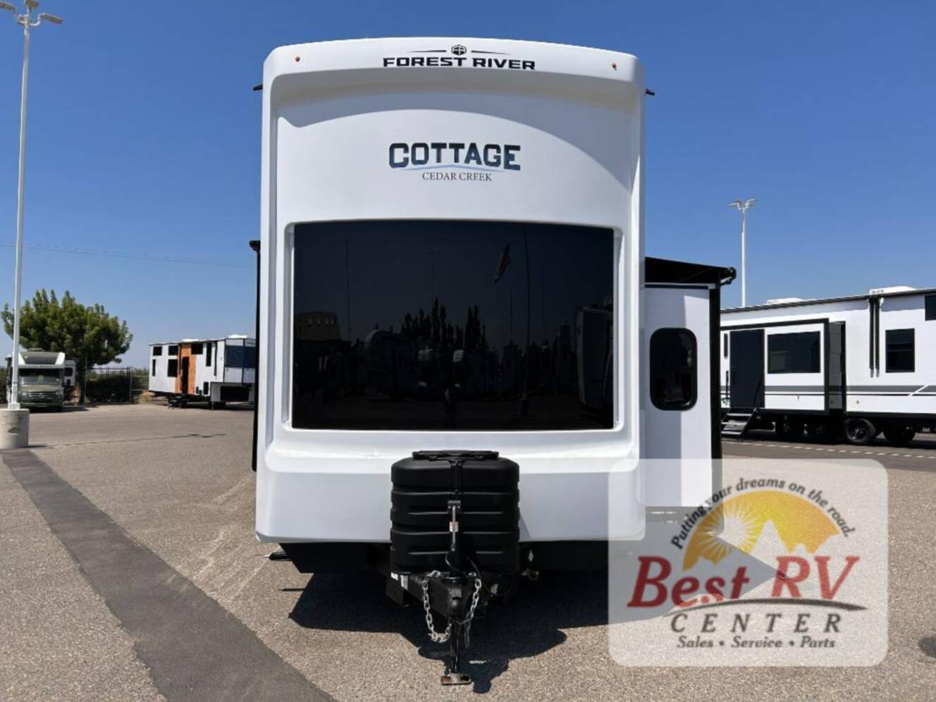 A photo of this 2025 Forest River Rv Cedar Creek Cottage 40CBK