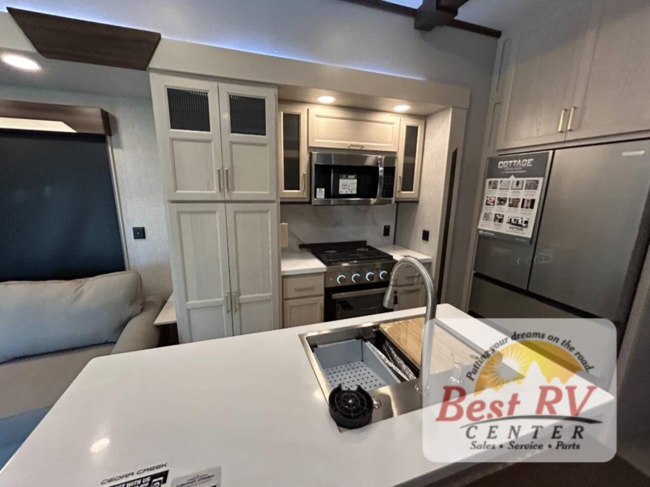 A photo of this 2025 Forest River Rv Cedar Creek Cottage 40CBK