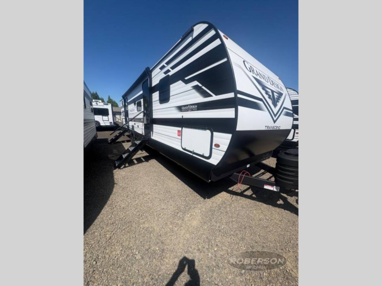 A photo of this 2026 Grand Design Transcend 325BHT