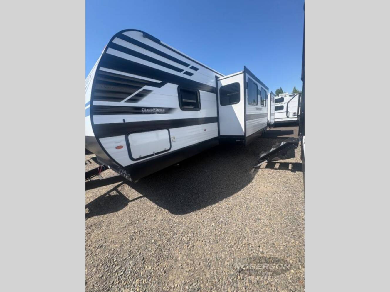 A photo of this 2026 Grand Design Transcend 325BHT