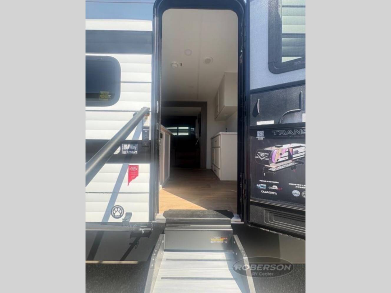 A photo of this 2026 Grand Design Transcend 325BHT