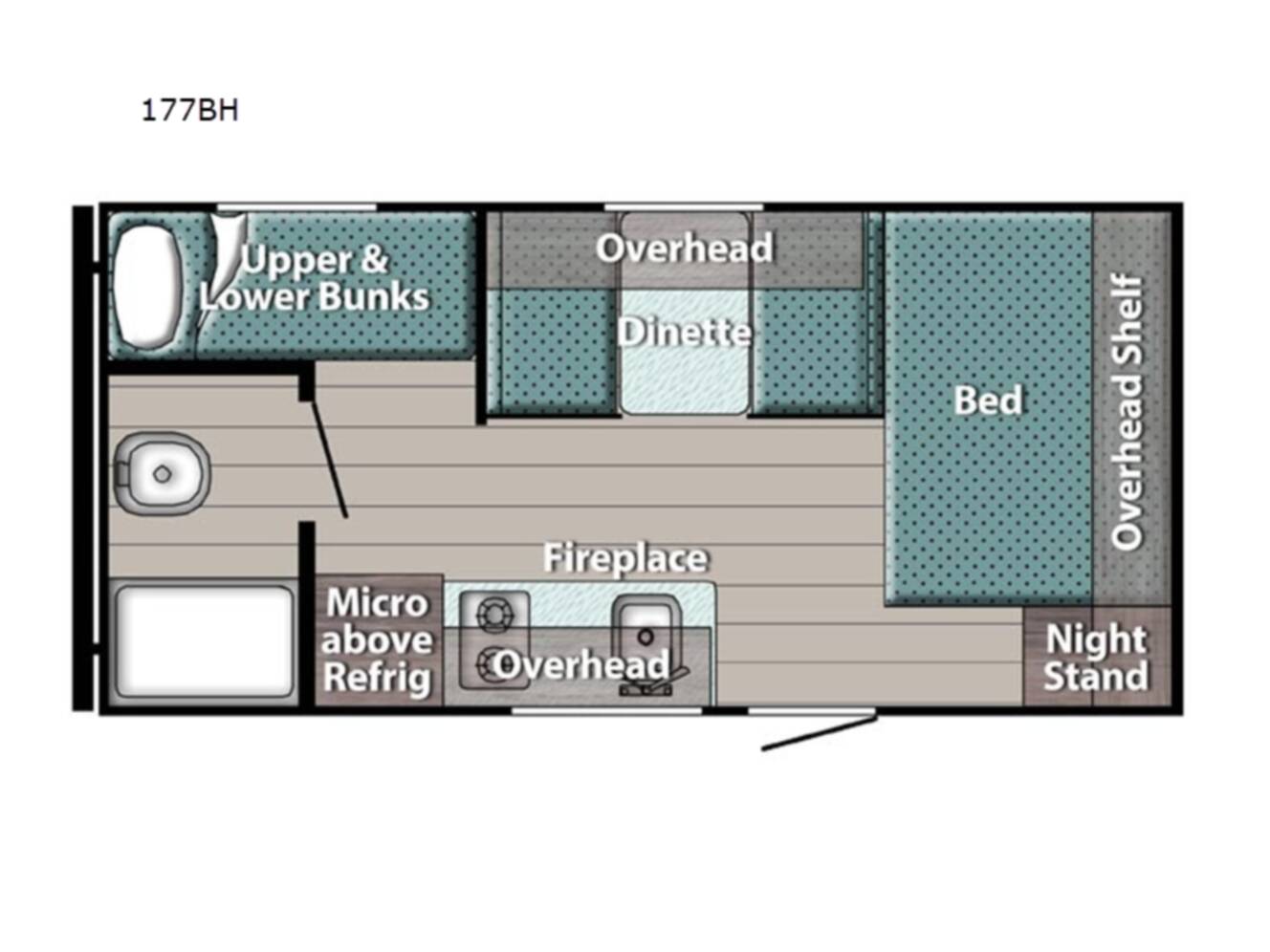 A photo of this 2026 Gulf Stream Rv Ameri-Lite Super Lite 177BH