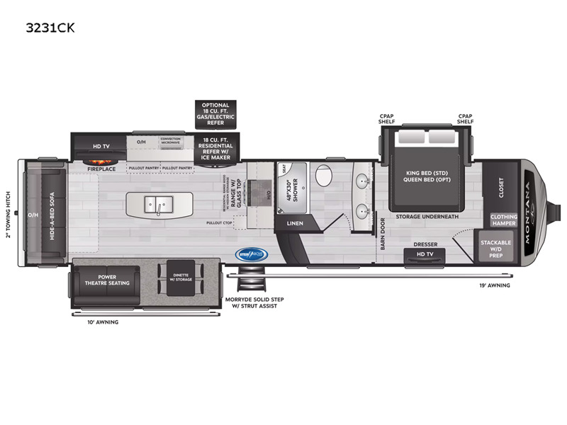 2022 Keystone Rv Montana Legacy 3231CK in chatsworth GA