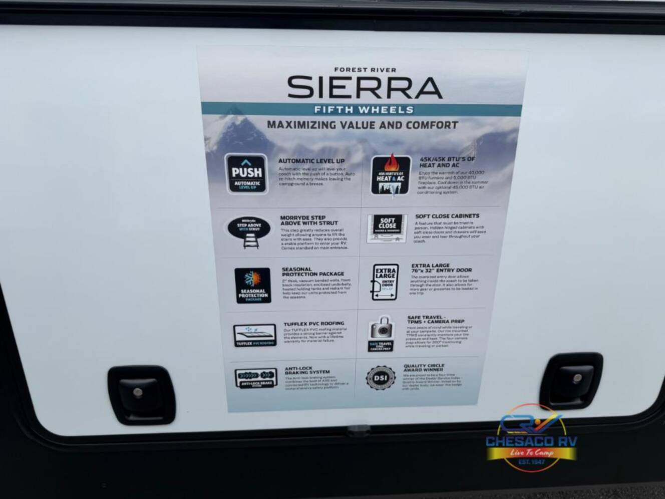 A photo of this 2026 Forest River Rv Sierra 3900HBLR