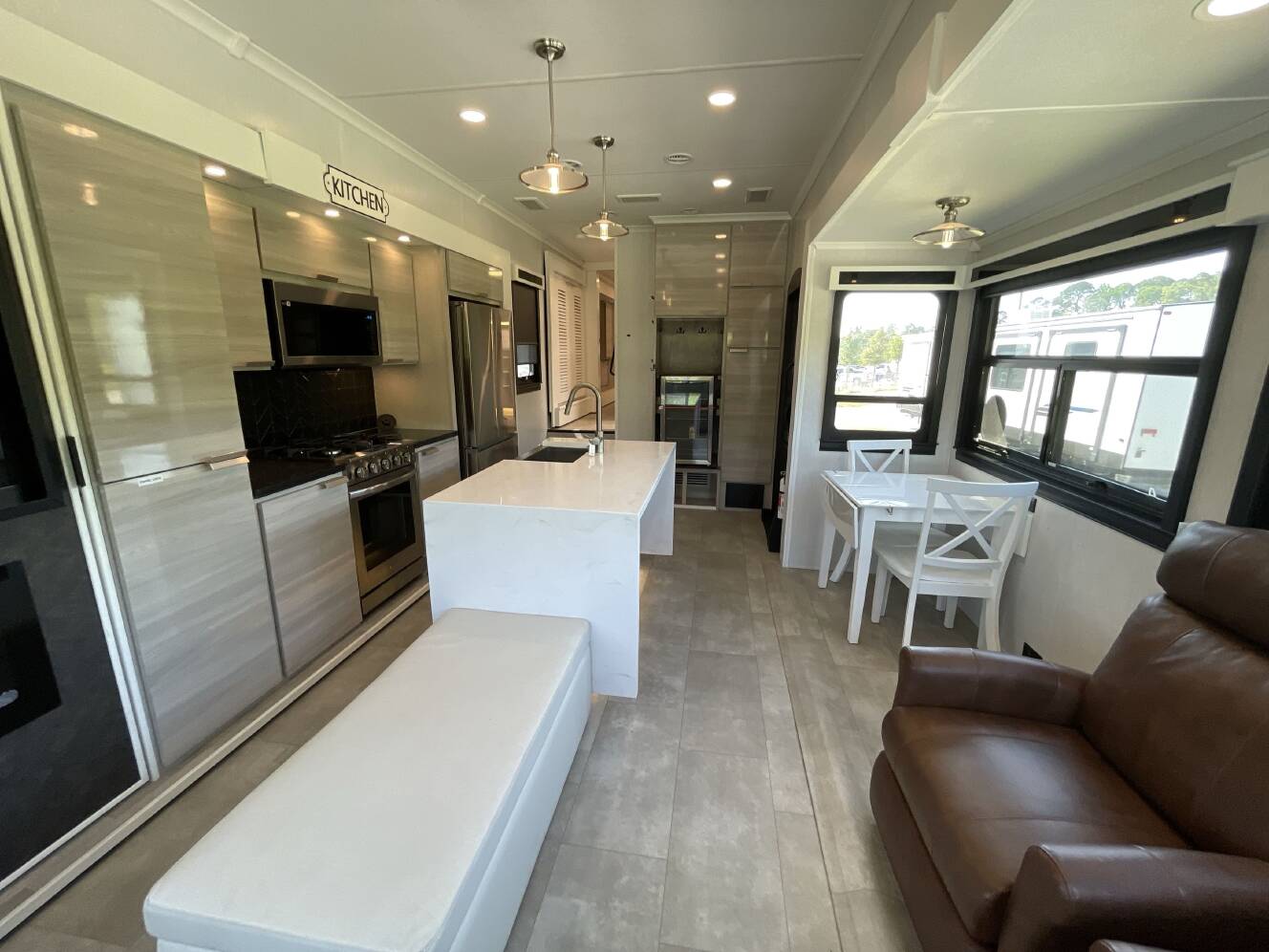 A photo of this 2023 Forest River RIVERSTONE 41RL
