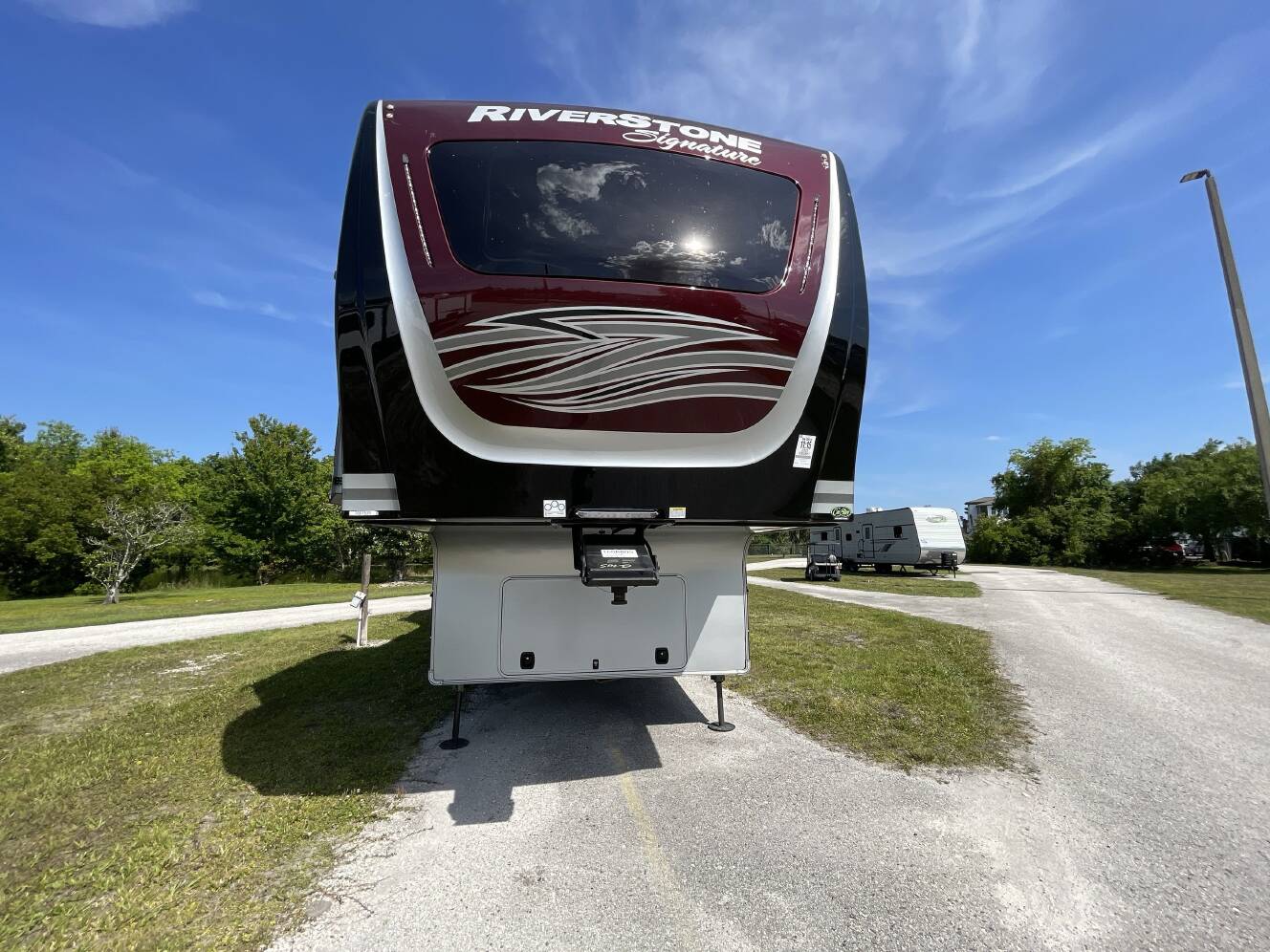 A photo of this 2023 Forest River RIVERSTONE 41RL