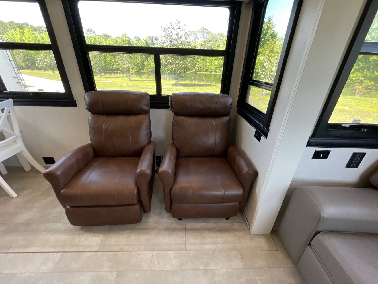A photo of this 2023 Forest River RIVERSTONE 41RL