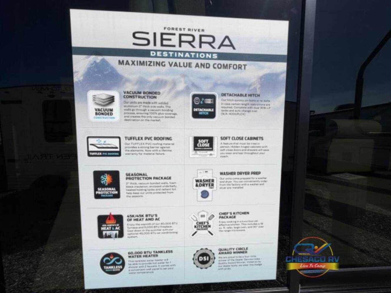 A photo of this 2026 Forest River Rv Sierra Destination Trailers 422FKL