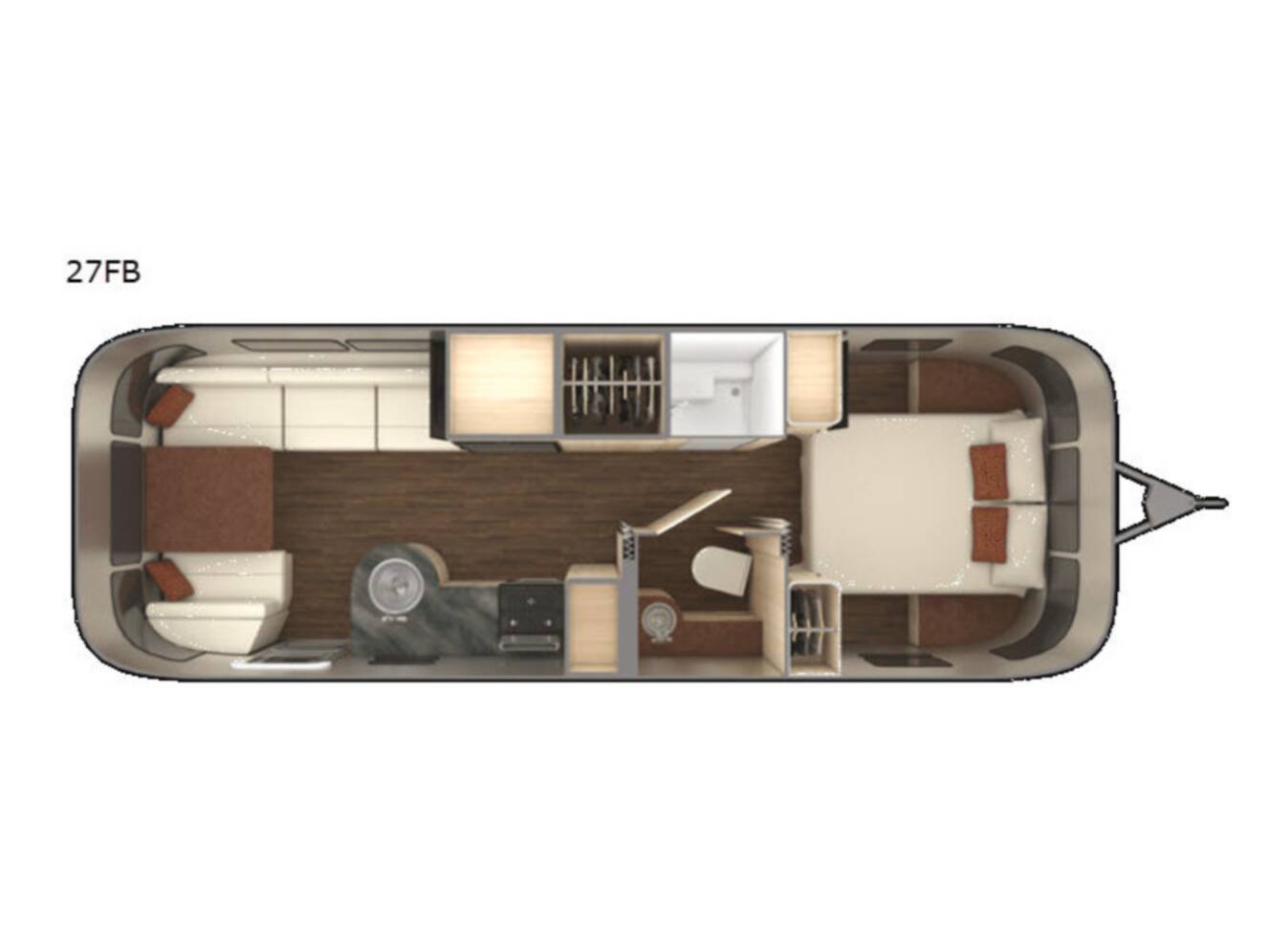 A photo of this 2019 Airstream International SERENITY 27FBQ