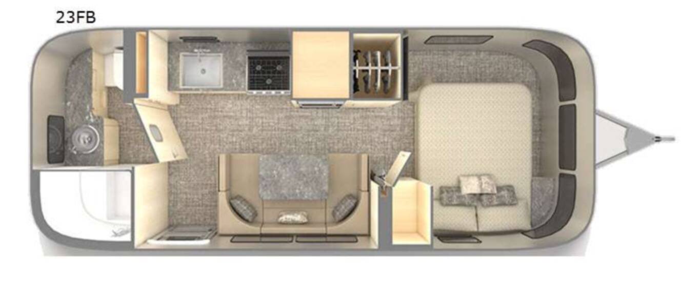 A photo of this 2021 Airstream Flying Cloud 23FB
