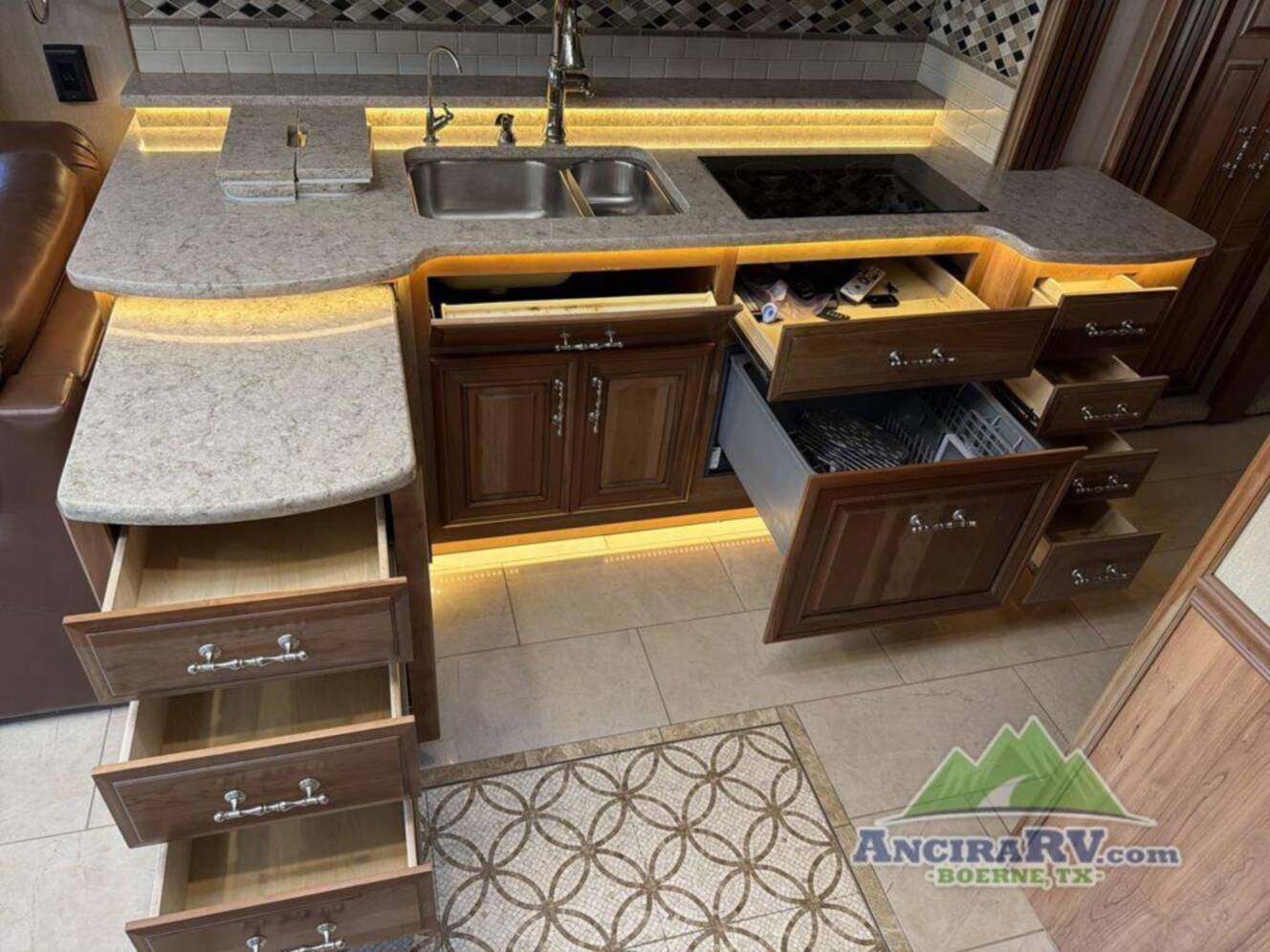 A photo of this 2018 Entegra Coach Cornerstone 45B