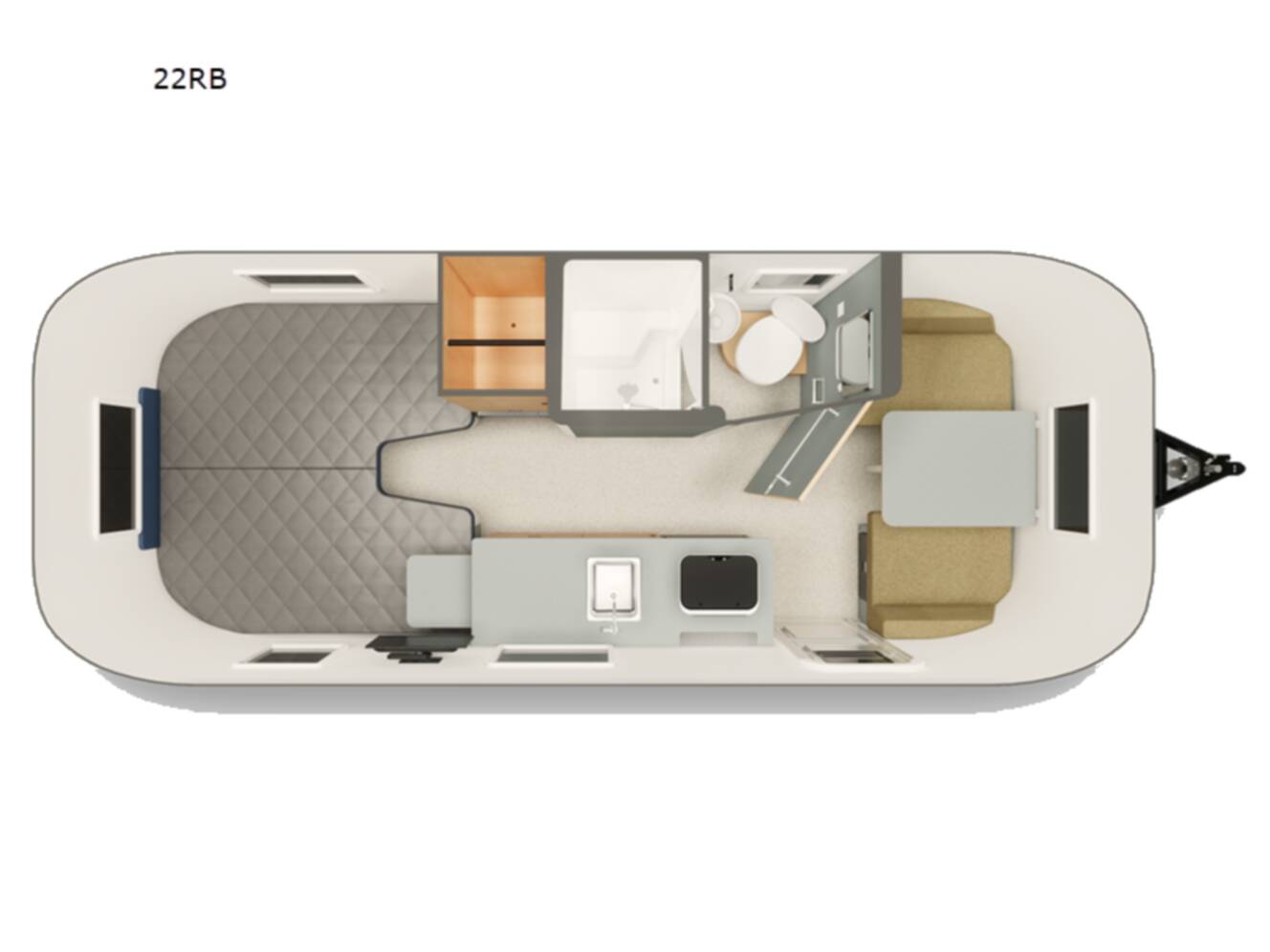 A photo of this 2026 Airstream World Traveler 22RB