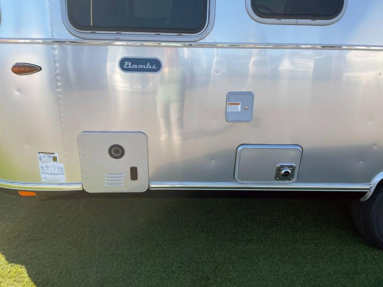 A photo of this 2026 Airstream Bambi 22FB