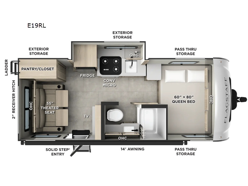 2026 Forest River Rv Flagstaff E-Pro E19RL in lexington NC
