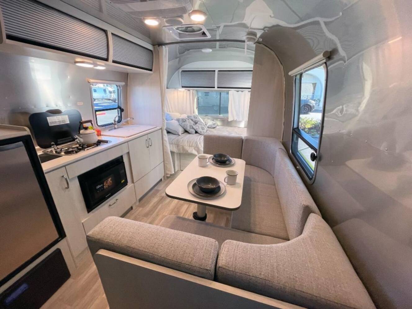 A photo of this 2026 Airstream Bambi 22FB