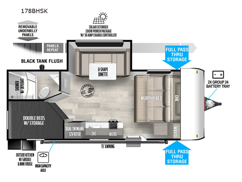 2026 Forest River Rv Salem FSX 178BHSK in mountain home AR