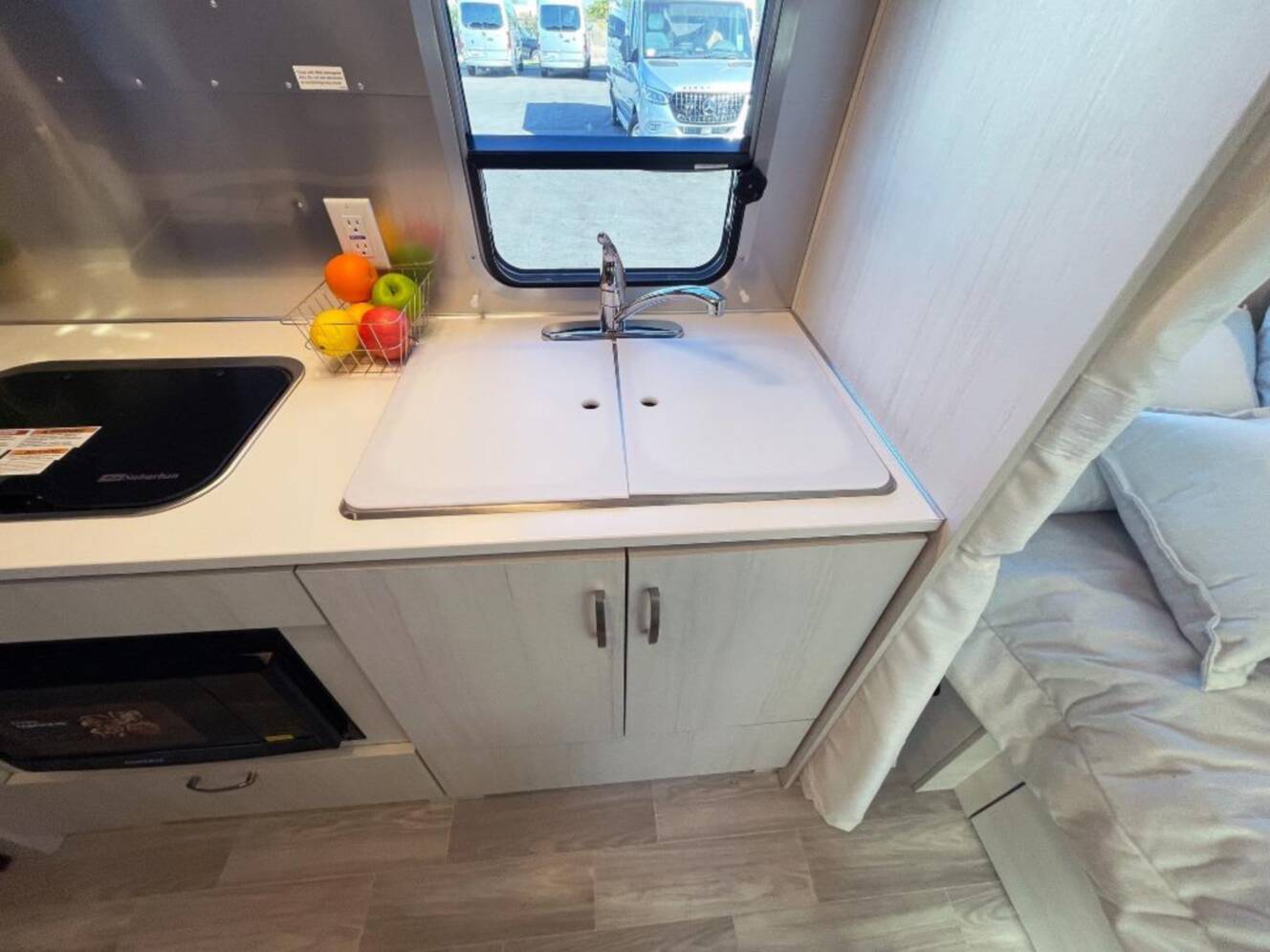 A photo of this 2026 Airstream Bambi 22FB