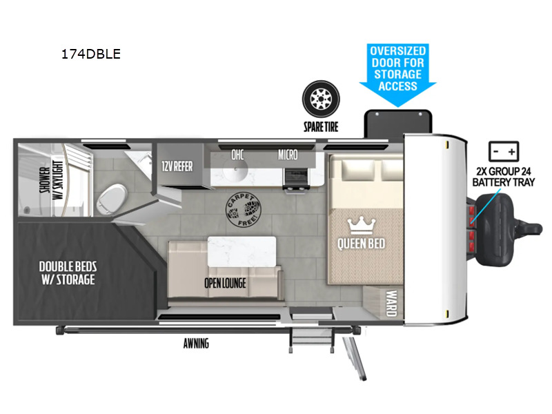 2026 Forest River Rv Salem FSX 174DBLE in paynesville MN