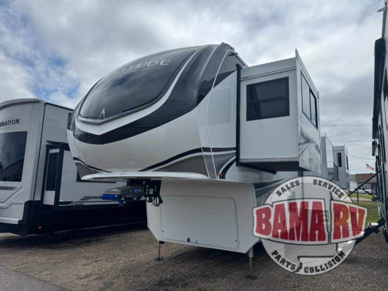 A photo of this 2026 Grand Design Solitude 414LJMJ
