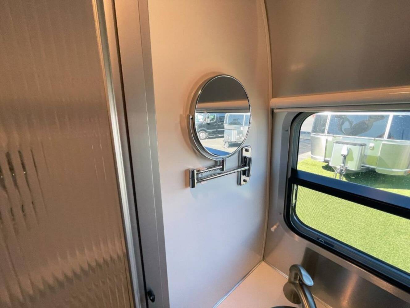 A photo of this 2026 Airstream Bambi 22FB