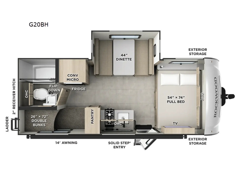 2026 Forest River Rv Rockwood GEO Pro G20BH in hamilton MT