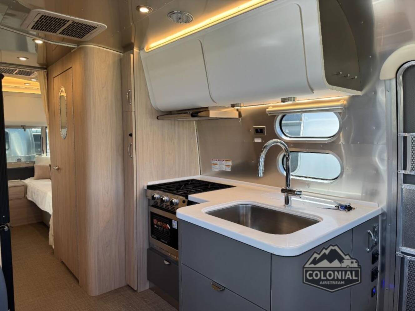 A photo of this 2026 Airstream Globetrotter 25FBT Twin
