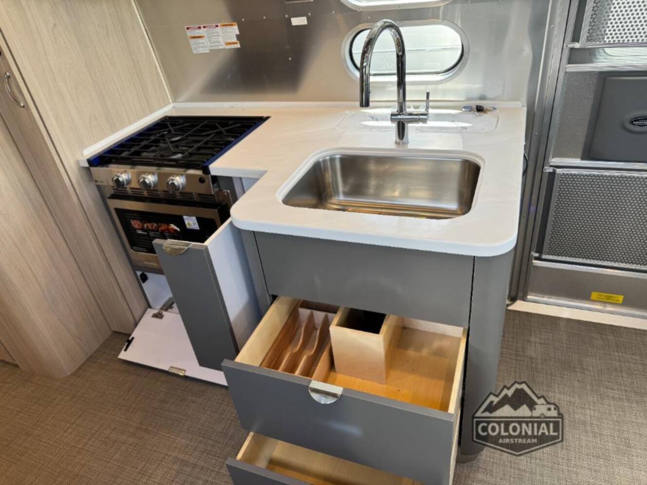 A photo of this 2026 Airstream Globetrotter 25FBT Twin