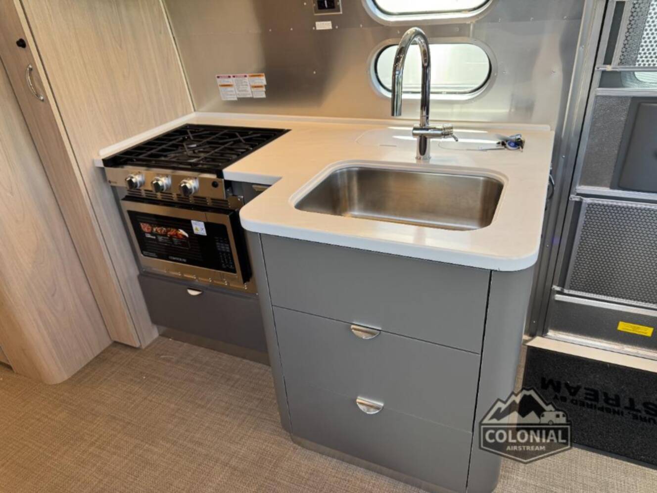 A photo of this 2026 Airstream Globetrotter 25FBT Twin