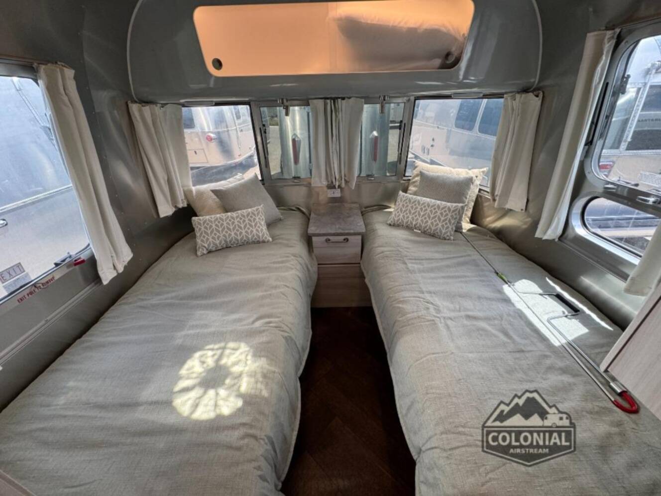 A photo of this 2026 Airstream International 23FBT Twin