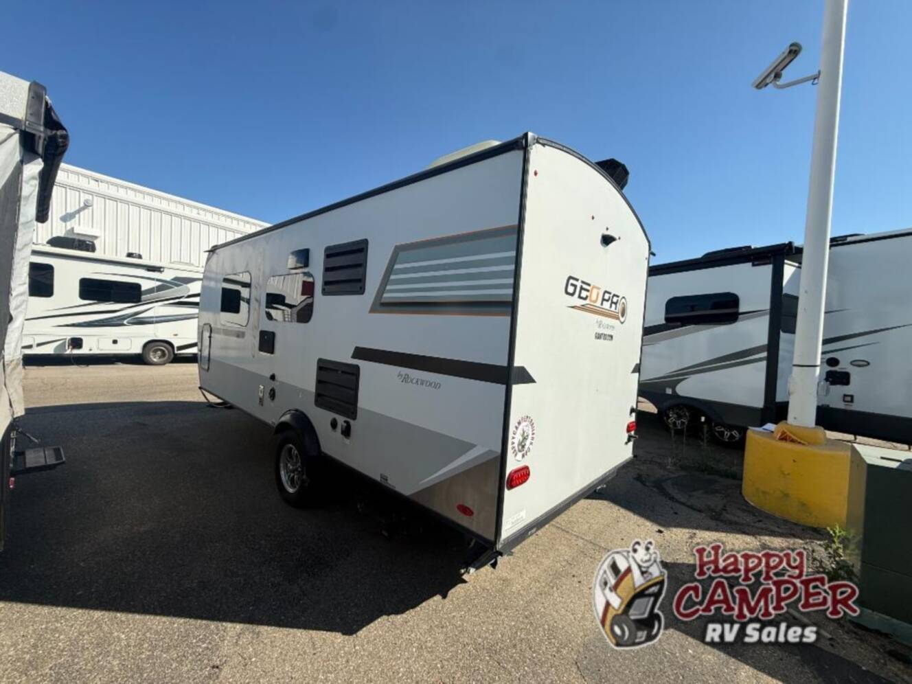 A photo of this 2018 Forest River Rv Rockwood GEO Pro 19FD