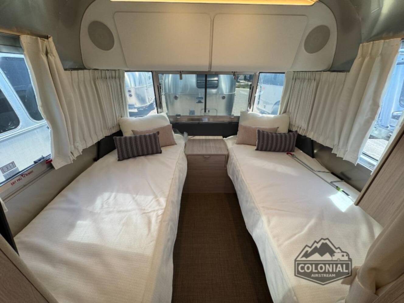 A photo of this 2026 Airstream Globetrotter 25FBT Twin