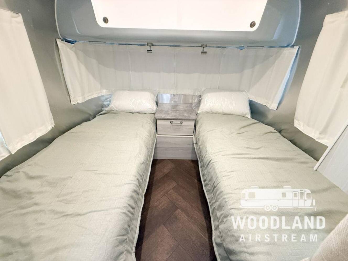 A photo of this 2026 Airstream International 25FB Twin