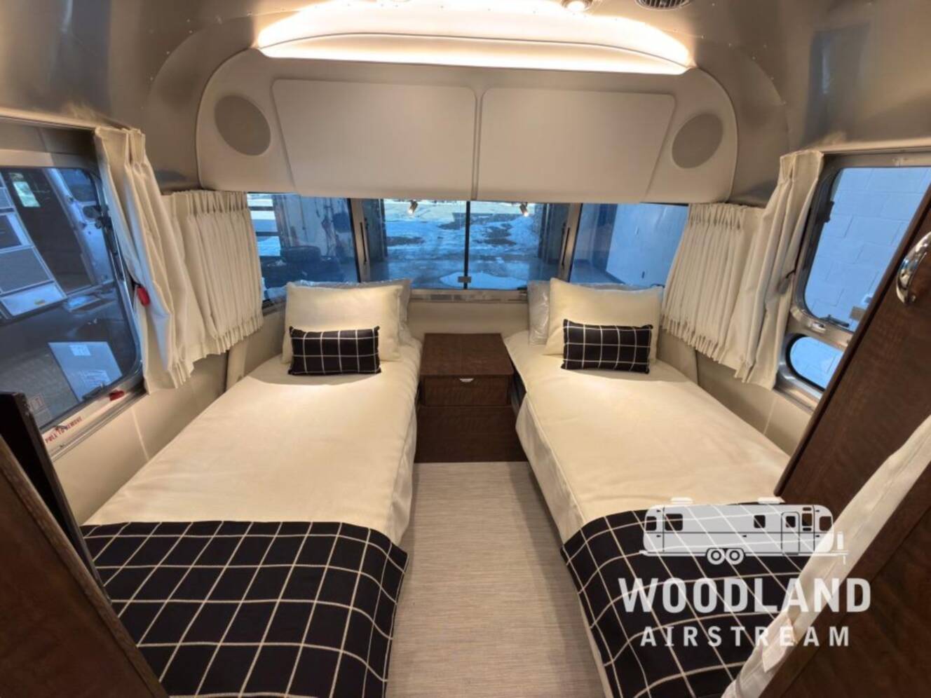 A photo of this 2026 Airstream Globetrotter 25FB Twin