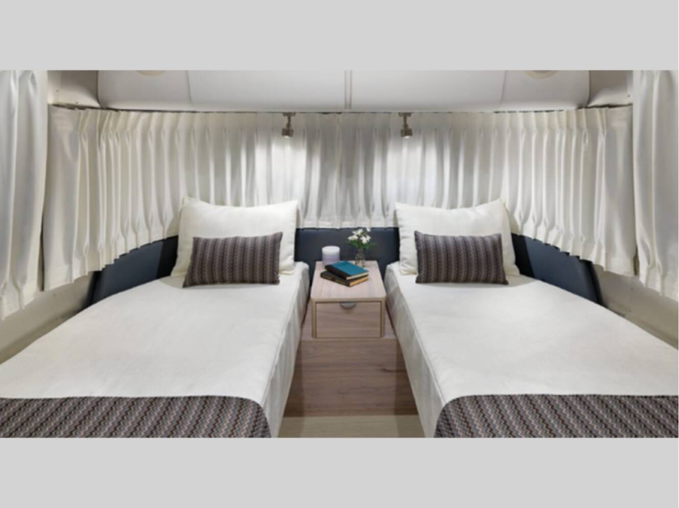 A photo of this 2026 Airstream Globetrotter 25FB Twin
