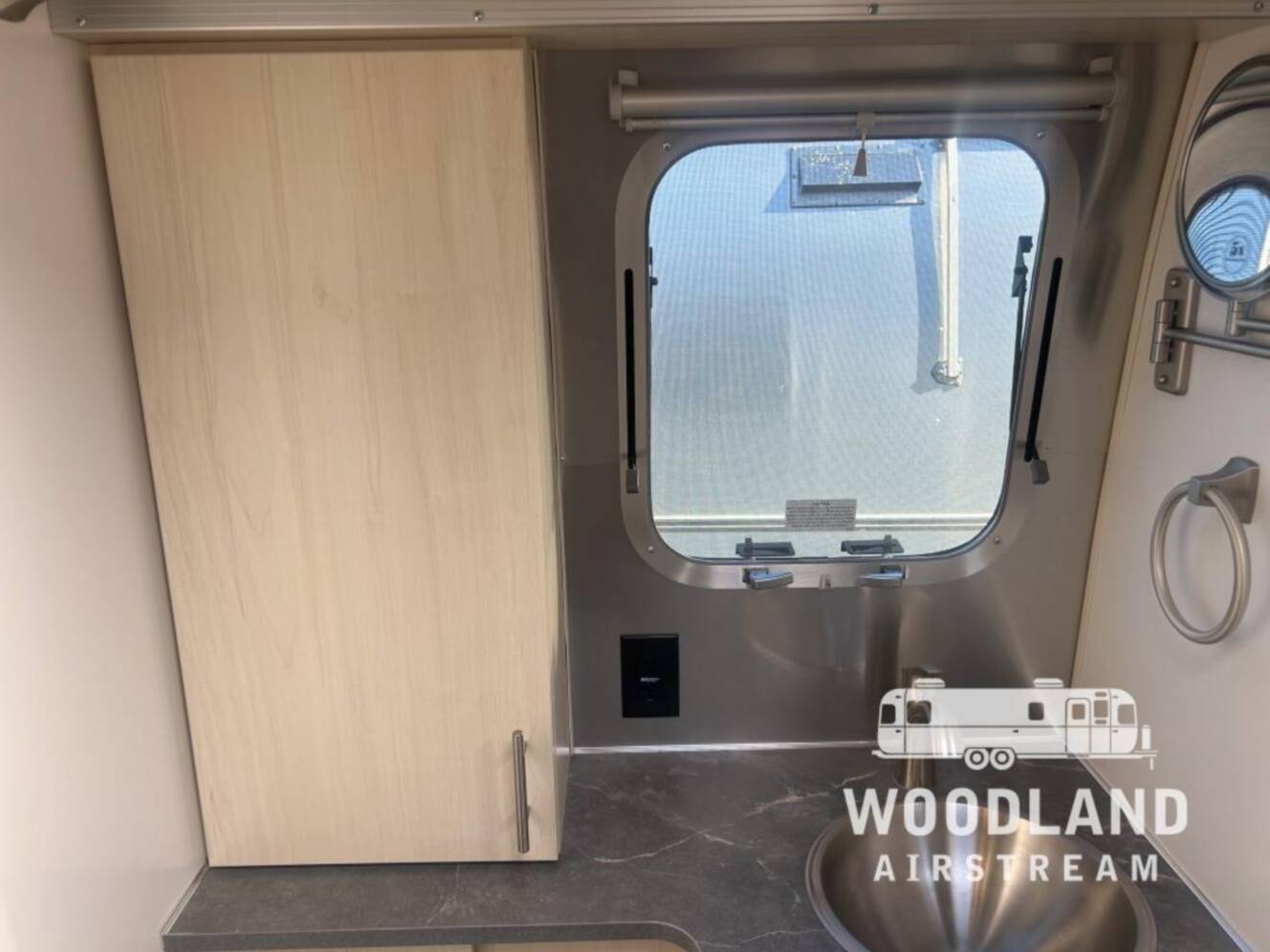 A photo of this 2026 Airstream Flying Cloud 27FB Twin