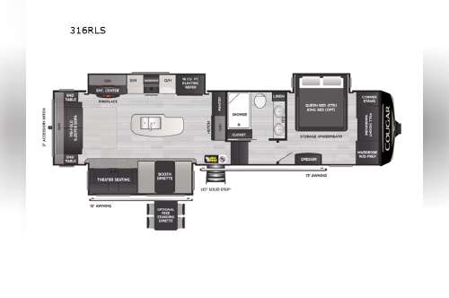 2023 Keystone Rv Cougar 316RLS in moorefield WV