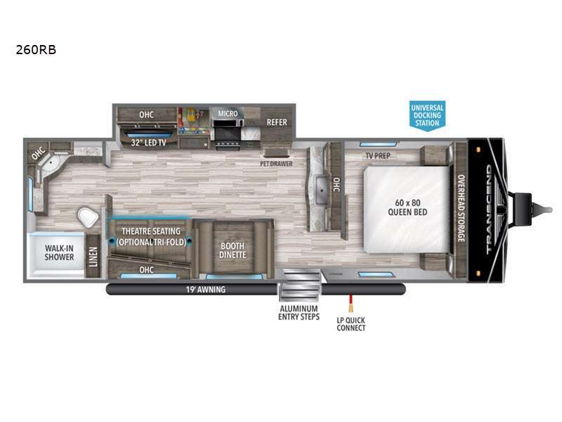 2022 Grand Design Transcend Xplor 260RB in cresco IA