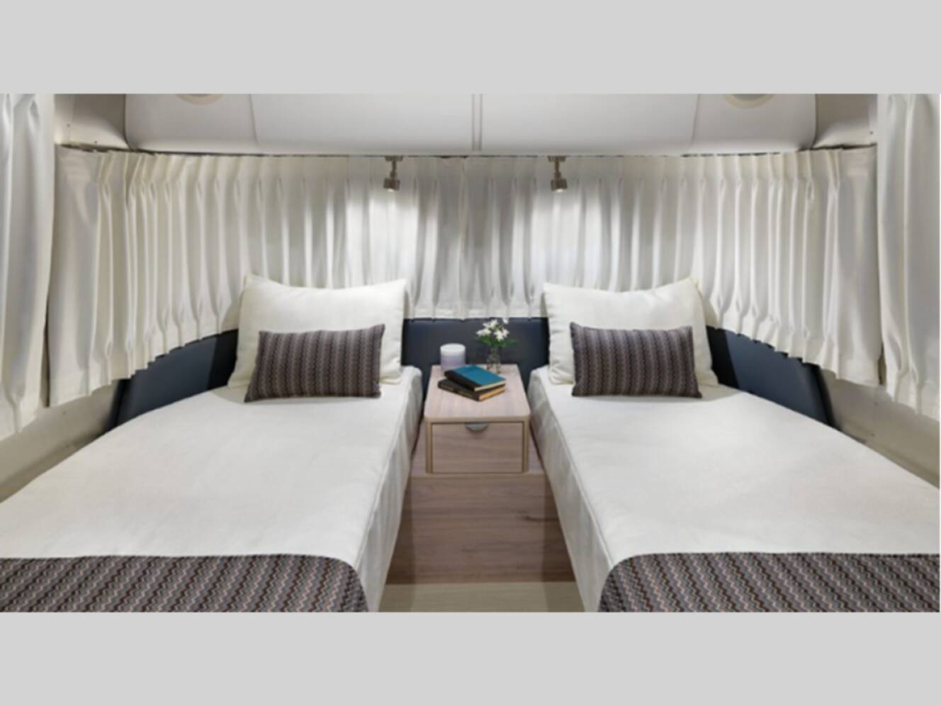 A photo of this 2023 Airstream Globetrotter 30RB Twin