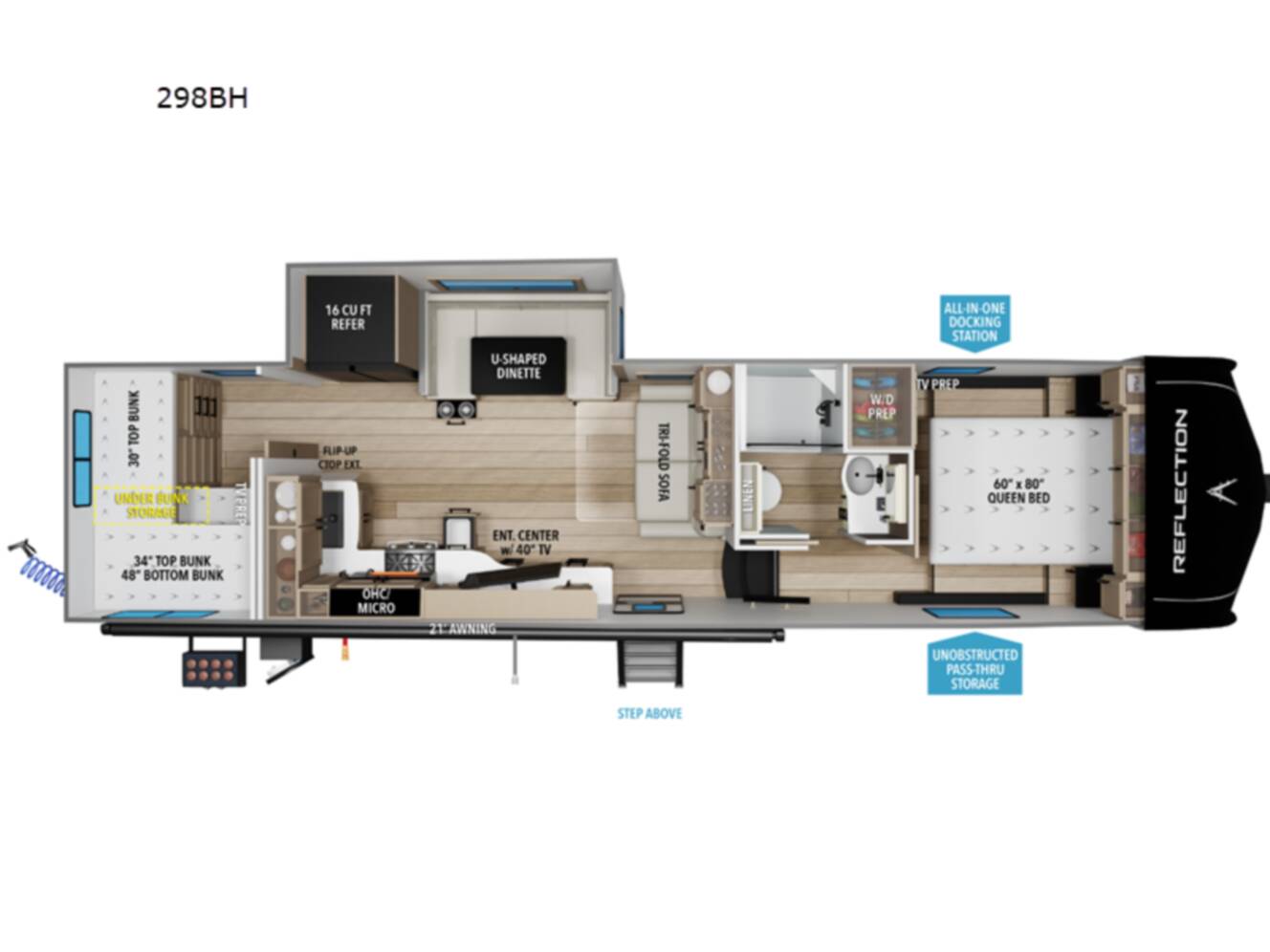 A photo of this 2026 Grand Design Reflection 150 Series 298BH