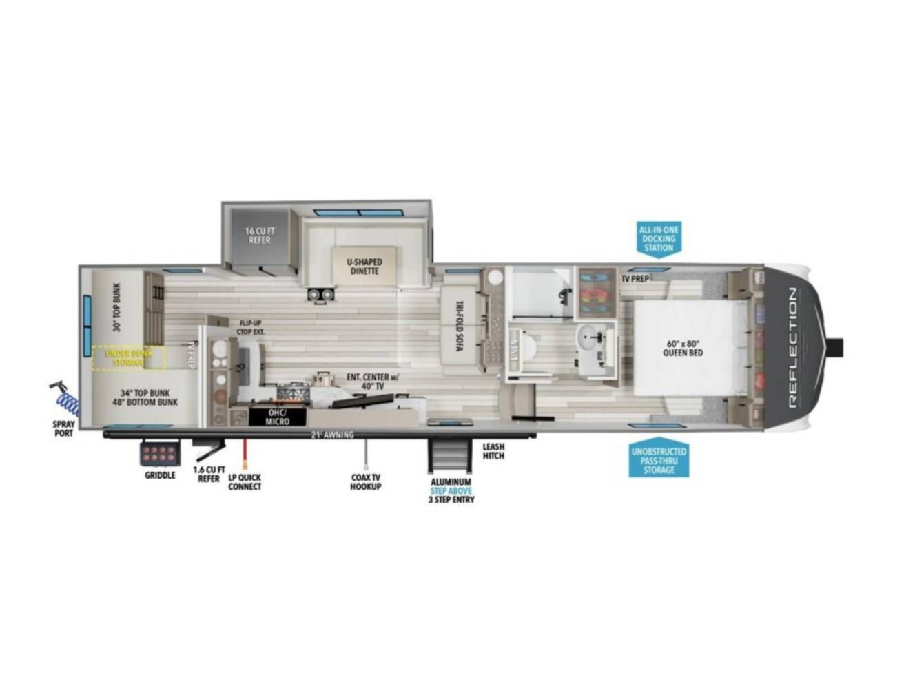A photo of this 2026 Grand Design Reflection 150 Series 298BH