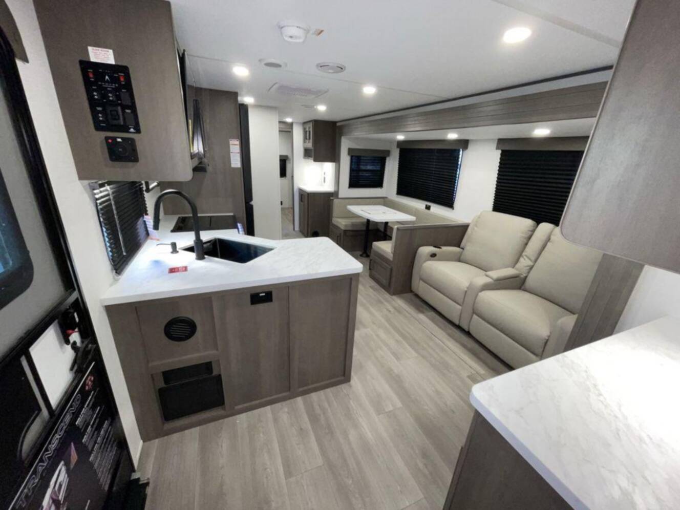 A photo of this 2026 Grand Design Transcend 325BHT