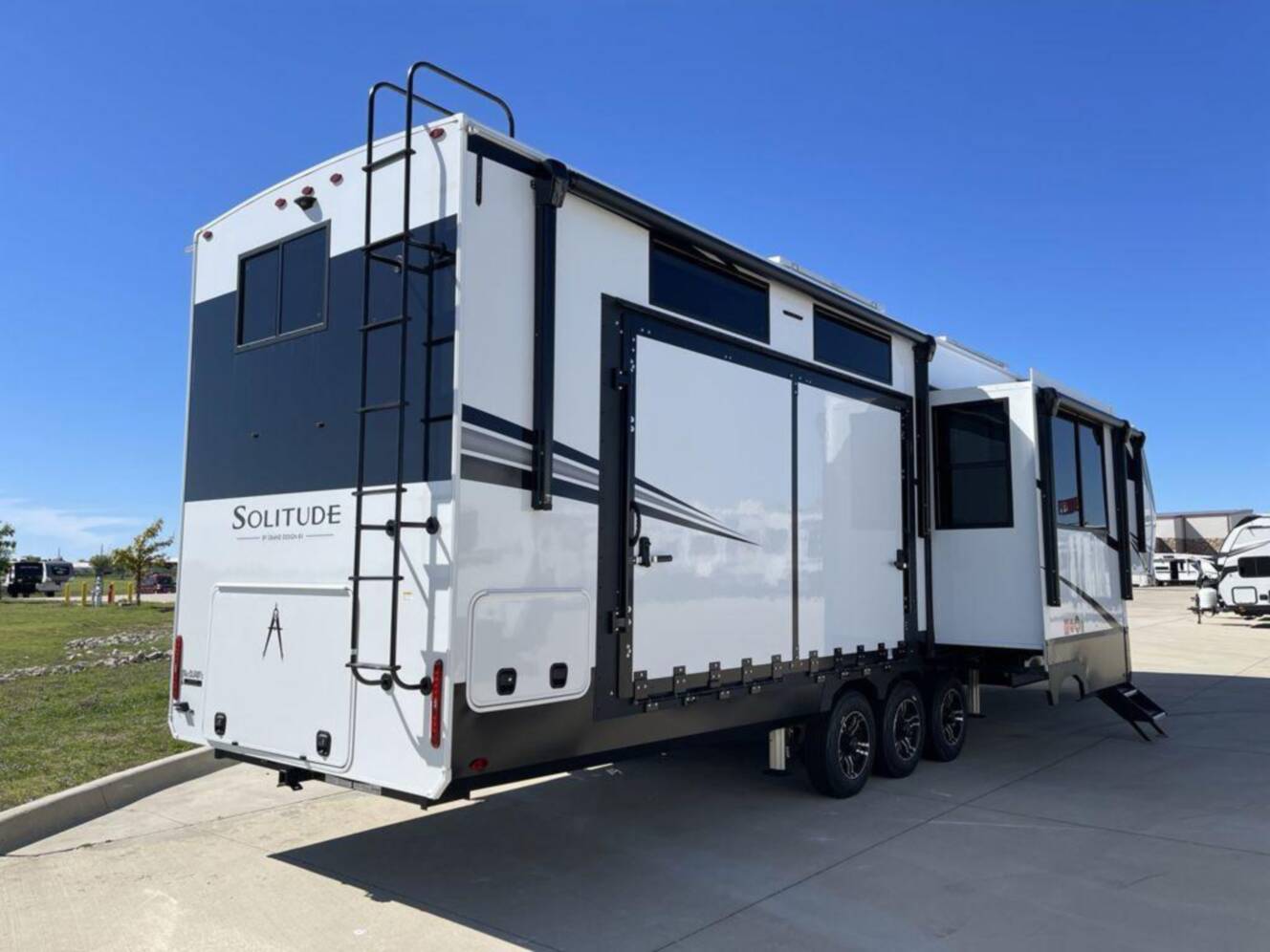A photo of this 2026 Grand Design Solitude 414LJMJ