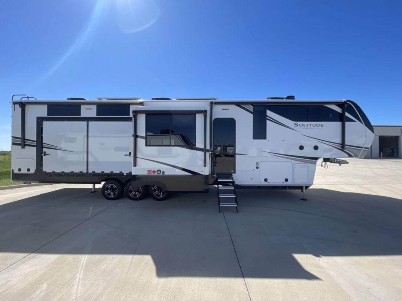 A photo of this 2026 Grand Design Solitude 414LJMJ