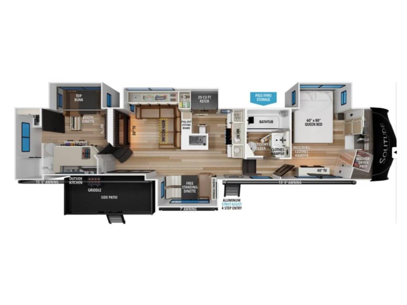 A photo of this 2026 Grand Design Solitude 414LJMJ