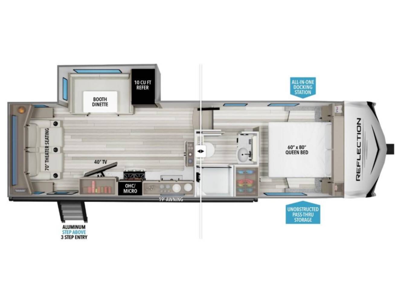 A photo of this 2026 Grand Design Reflection 100 Series 24RL
