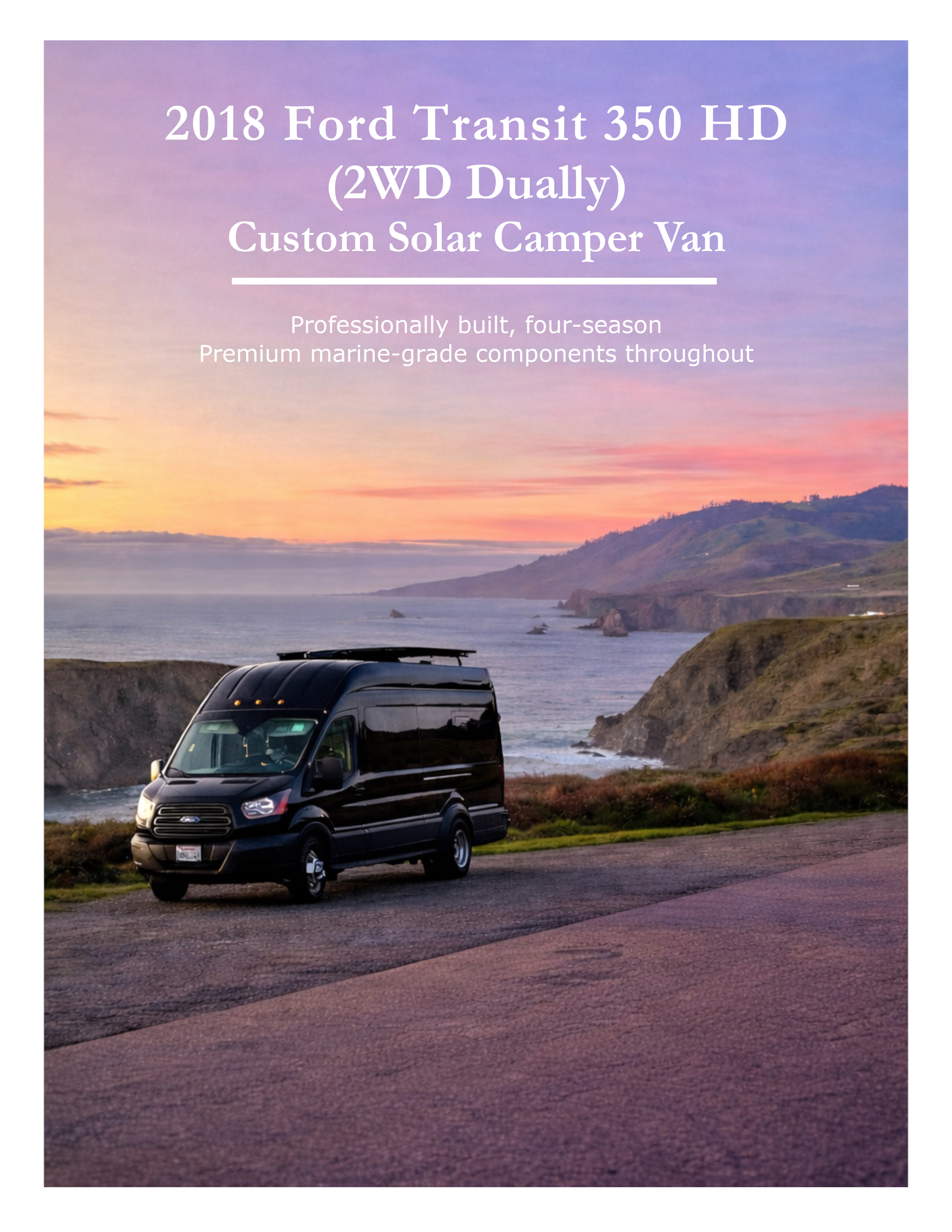 2018 Ford TRANSIT XLT 350 RV