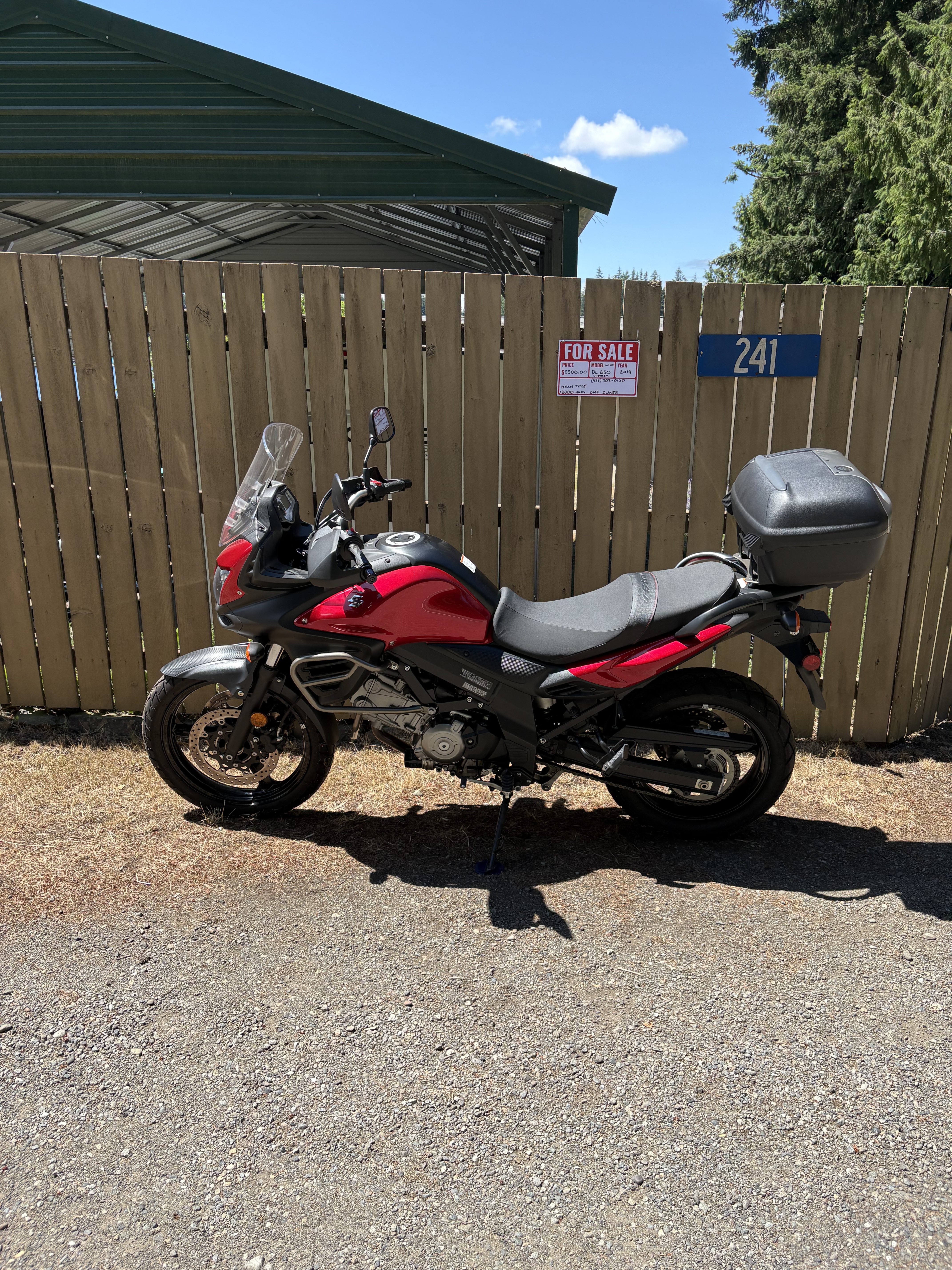 2014 Suzuki DL 650AL3 650AL3 in Bremerton, WA
